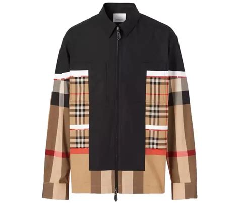 Burberry Patchwork Check Cotton Zip